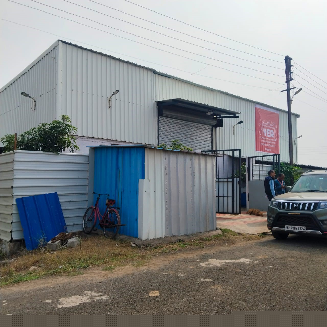 PLOT WITH SHED AND PLANT & MACHINERY for Sale in Borkhedi