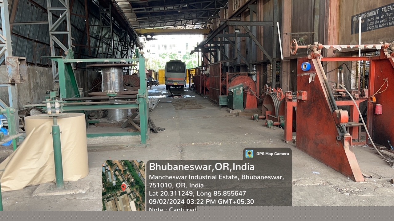 PLANT AND MACHINERY for Sale in MANCHESWAR INDUSTRIAL ESTATE,BHUBANESWAR, Bhubaneswar