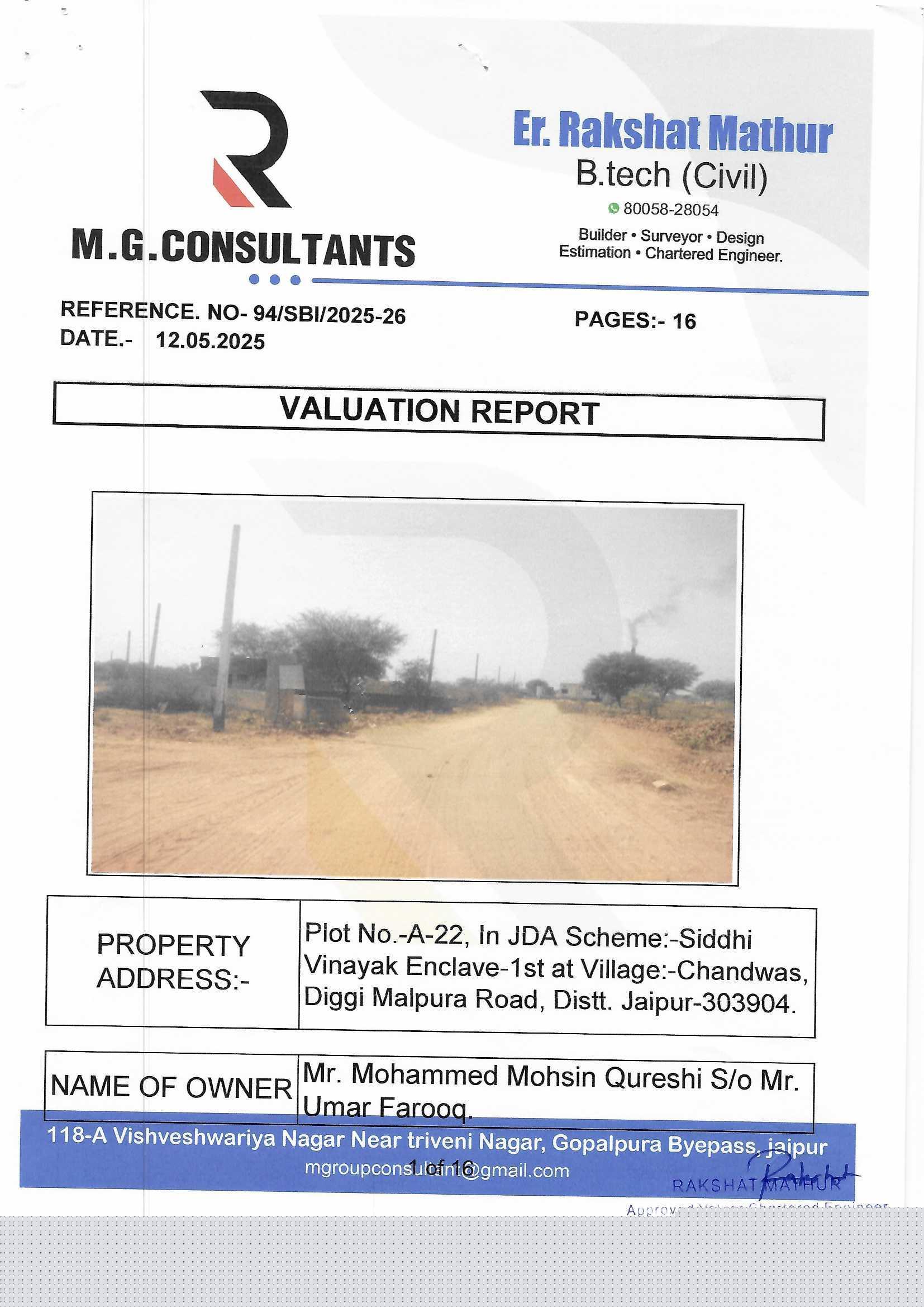 Plot for Sale in SIDDHI VINAYAK ENCLAVE 1ST, JAIPUR, Jaipur