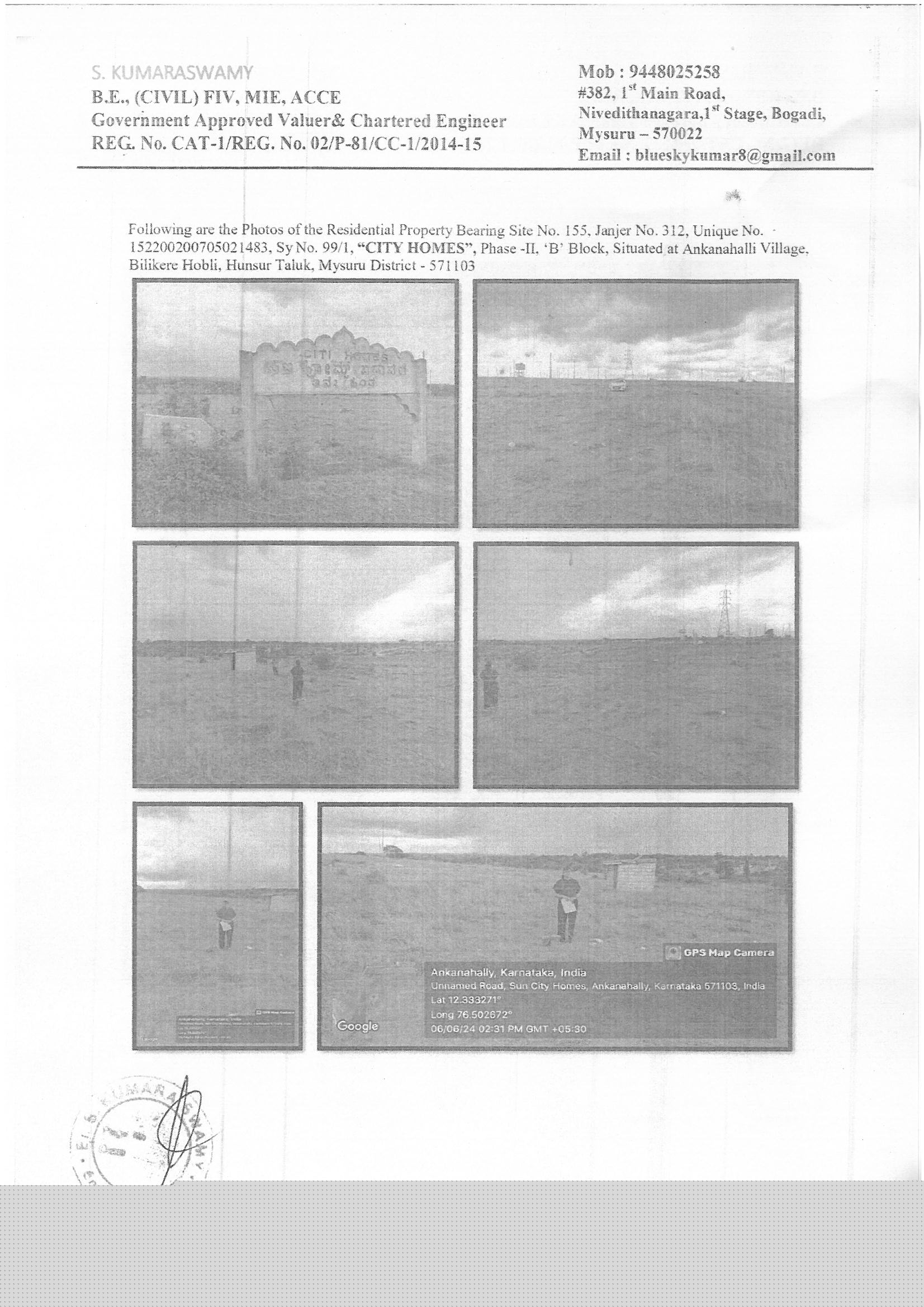 Plot for Sale in Ankanahalli Village, Bilikere Hobli, Hunsur Taluk, Hunsur