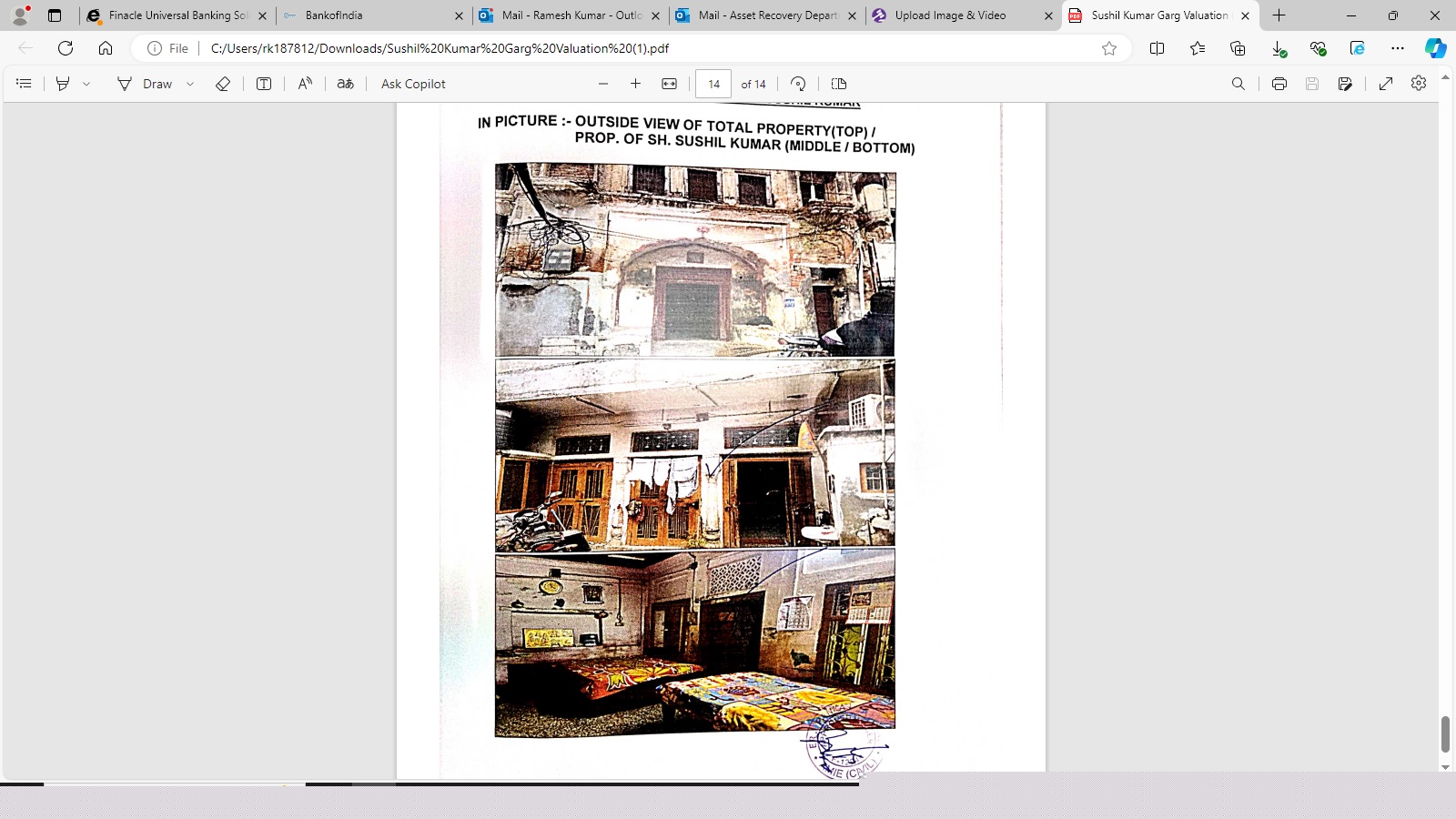 Individual House for Sale in Municipal Unit No. C-2/590 measuring approx. 69 Sq. Yards situated at Honiyan Street, Jagadhri, Buria