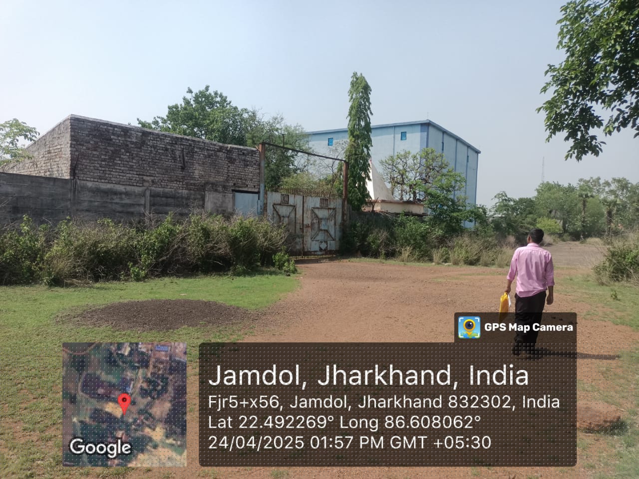 Industrial Plot with Factory Building for Sale in Ghatshila
