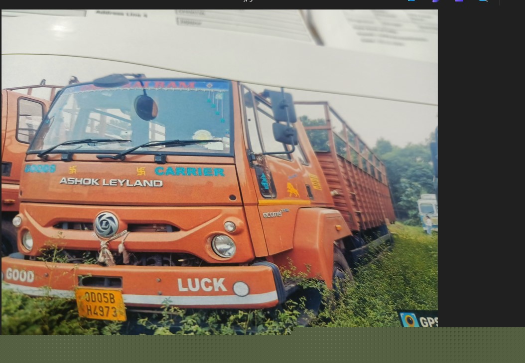Ashok Leyland Bharat Stage-VI( Model: AL-Ecomet 1615HE-BSVI )Open Truck Bearing Regd No:- OD 05 BH 4973 for Sale in CHOUDWAR, Choudwar image 2 of 2 in Choudwar, Cuttack | State Bank of India auction property