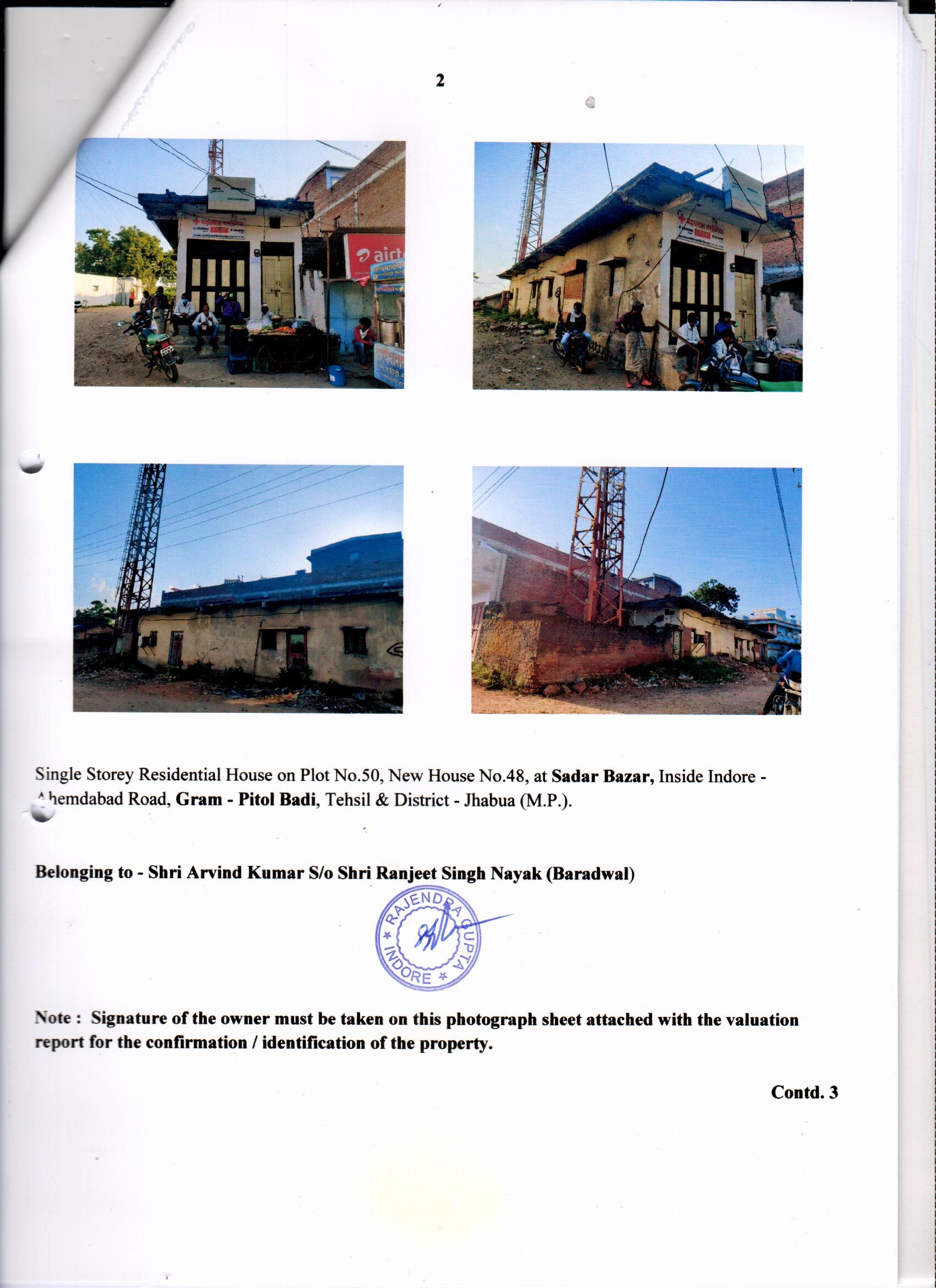 Punjab National Bank Auctions for Residential property in Jhabua, Madhya Pradesh