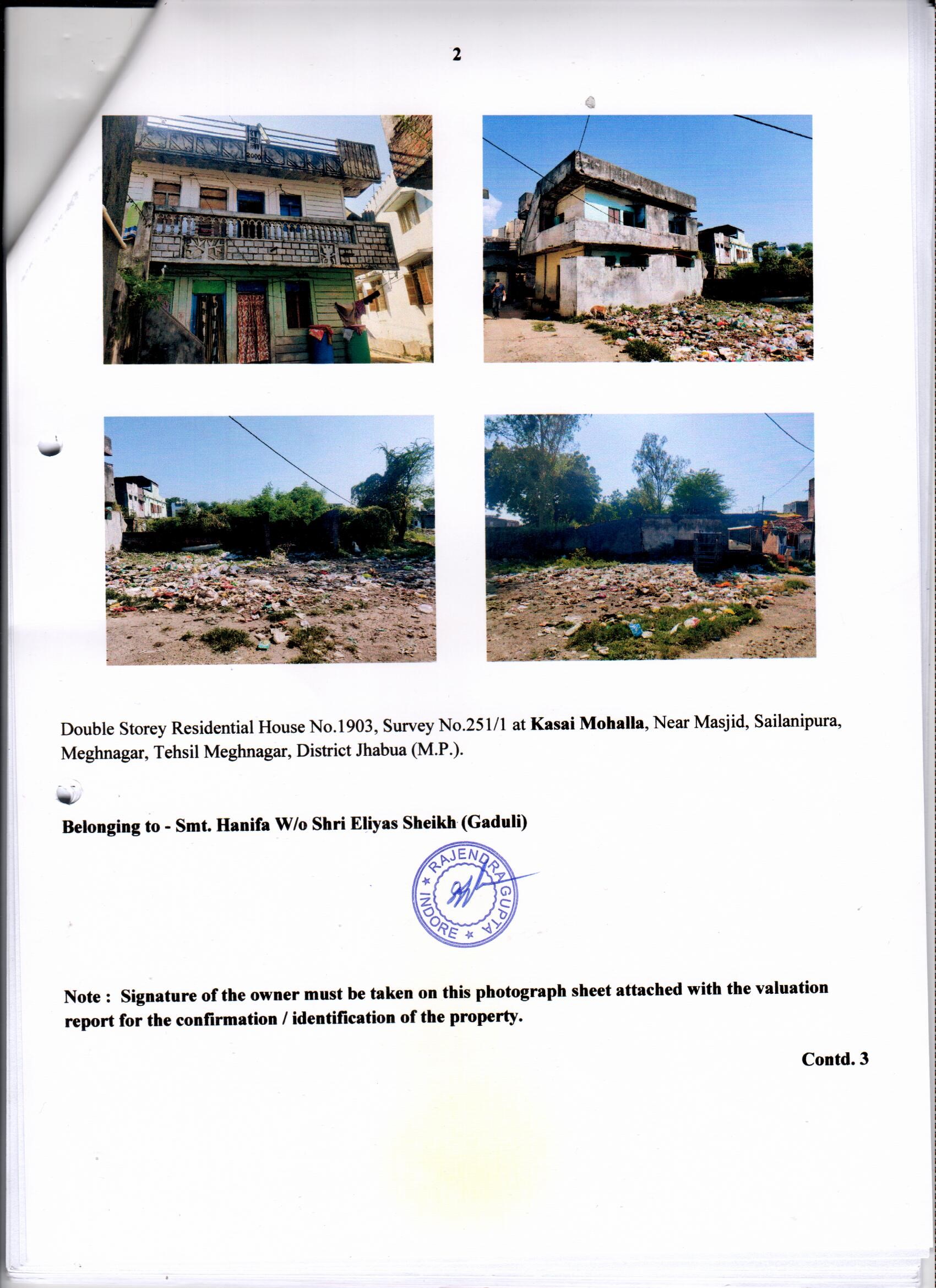 Punjab National Bank Auctions for Residential property in Jhabua, Madhya Pradesh