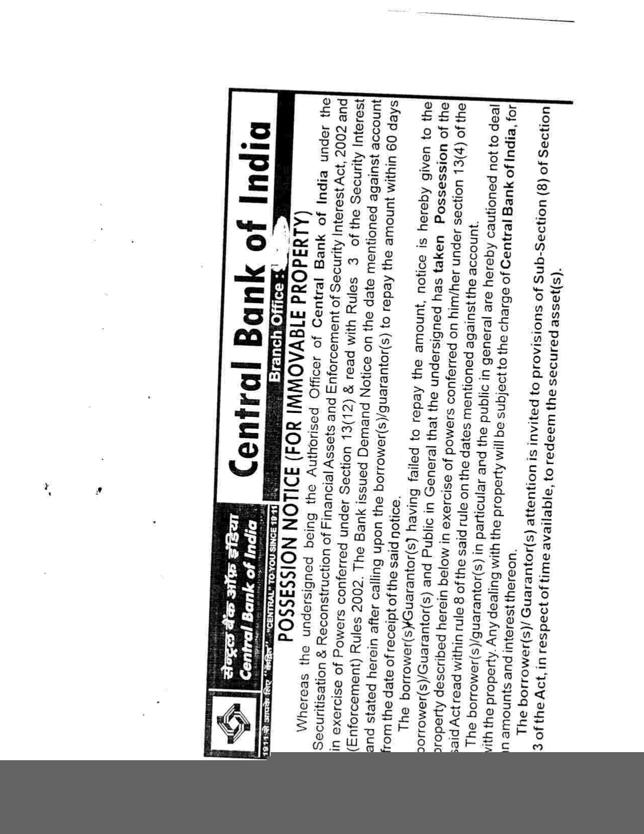 Central Bank of India Auctions for Residential property in Shimla, Himachal Pradesh