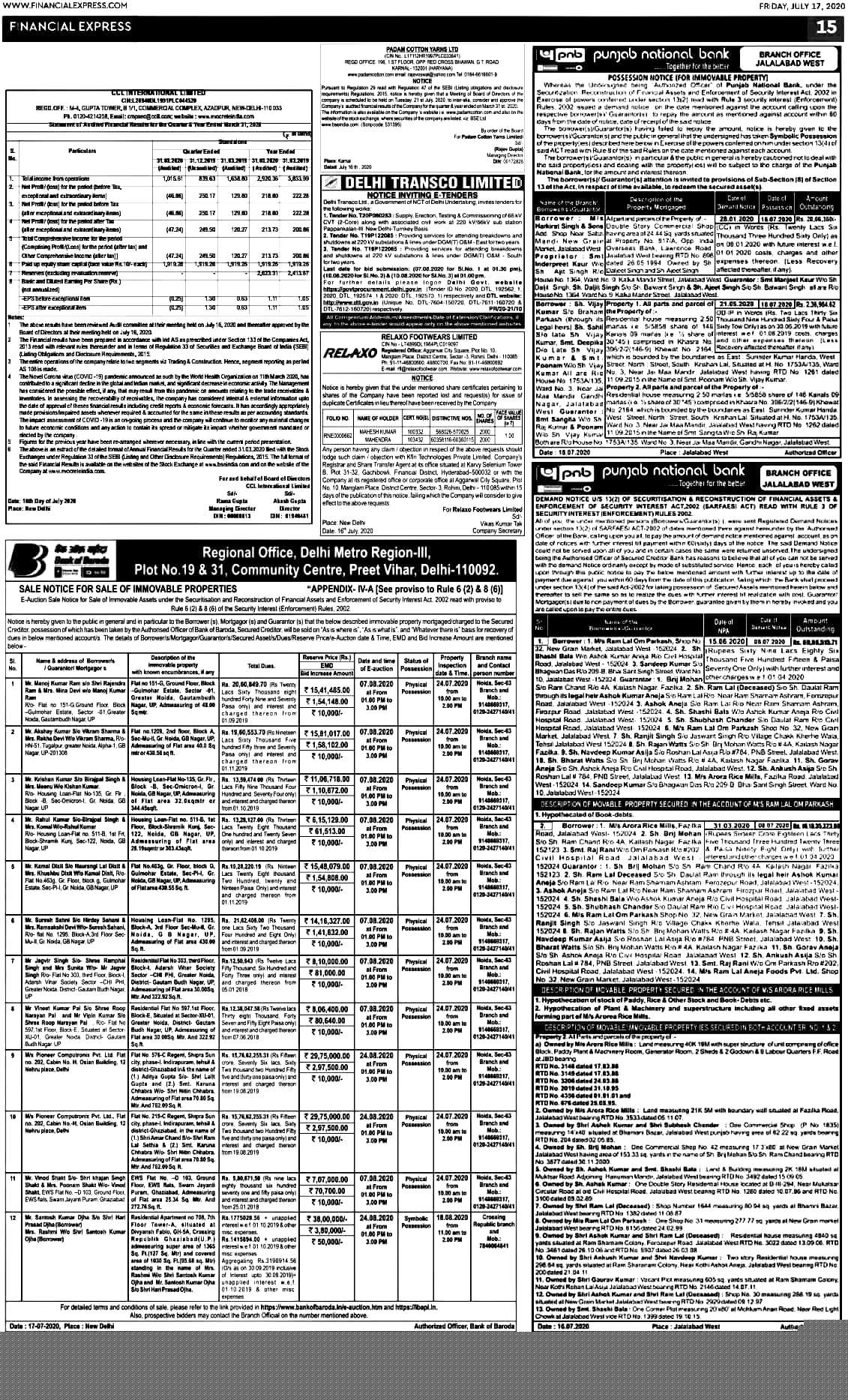 Bank of Baroda Auctions for Residential property in Ghaziabad, Uttar Pradesh