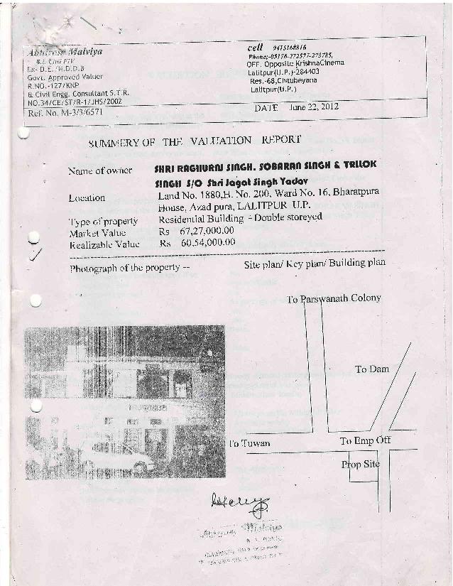 Bank of Baroda Auctions for Residential property in Lalitpur, Uttar Pradesh