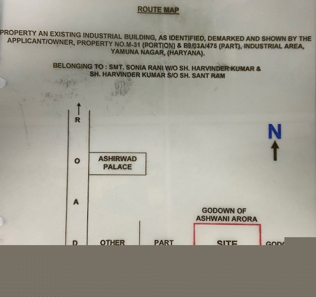 Bank of Baroda Auctions for Industrial property in Yamunanagar, Haryana image 2 of 2 in INDUSTRIAL AREA YAMUNANAGAR, Yamunanagar | Bank of Baroda auction property