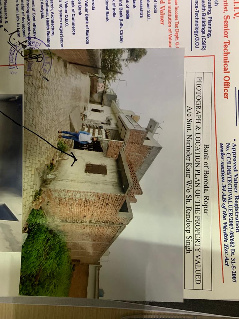 Bank of Baroda Auctions for Residential property in Rupnagar, Punjab