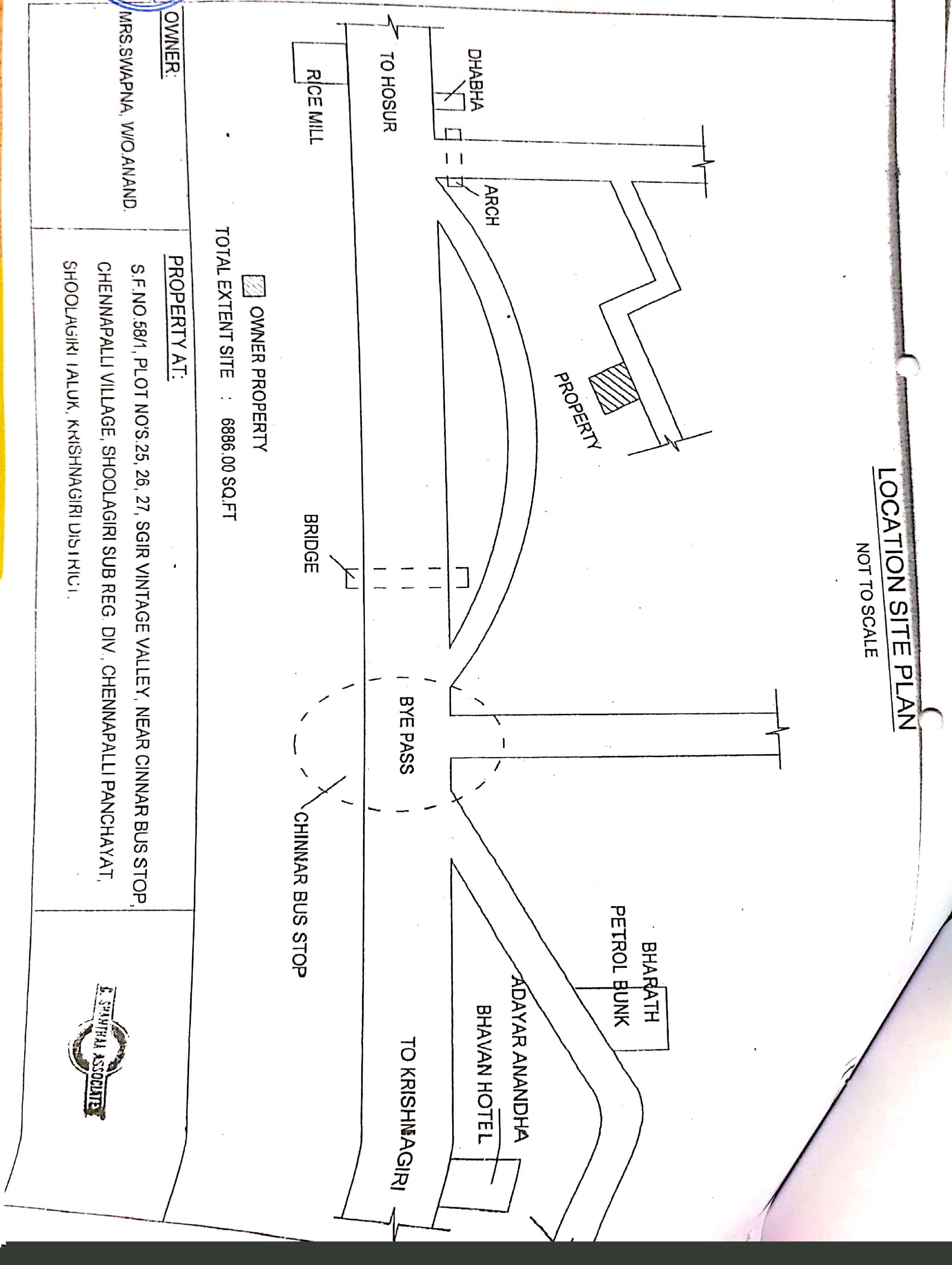 Plot for Sale in SGIR Vintage valley, Krishnagiri image 2 of 2 in Krishnagiri, Krishnagiri | Bank of India auction property