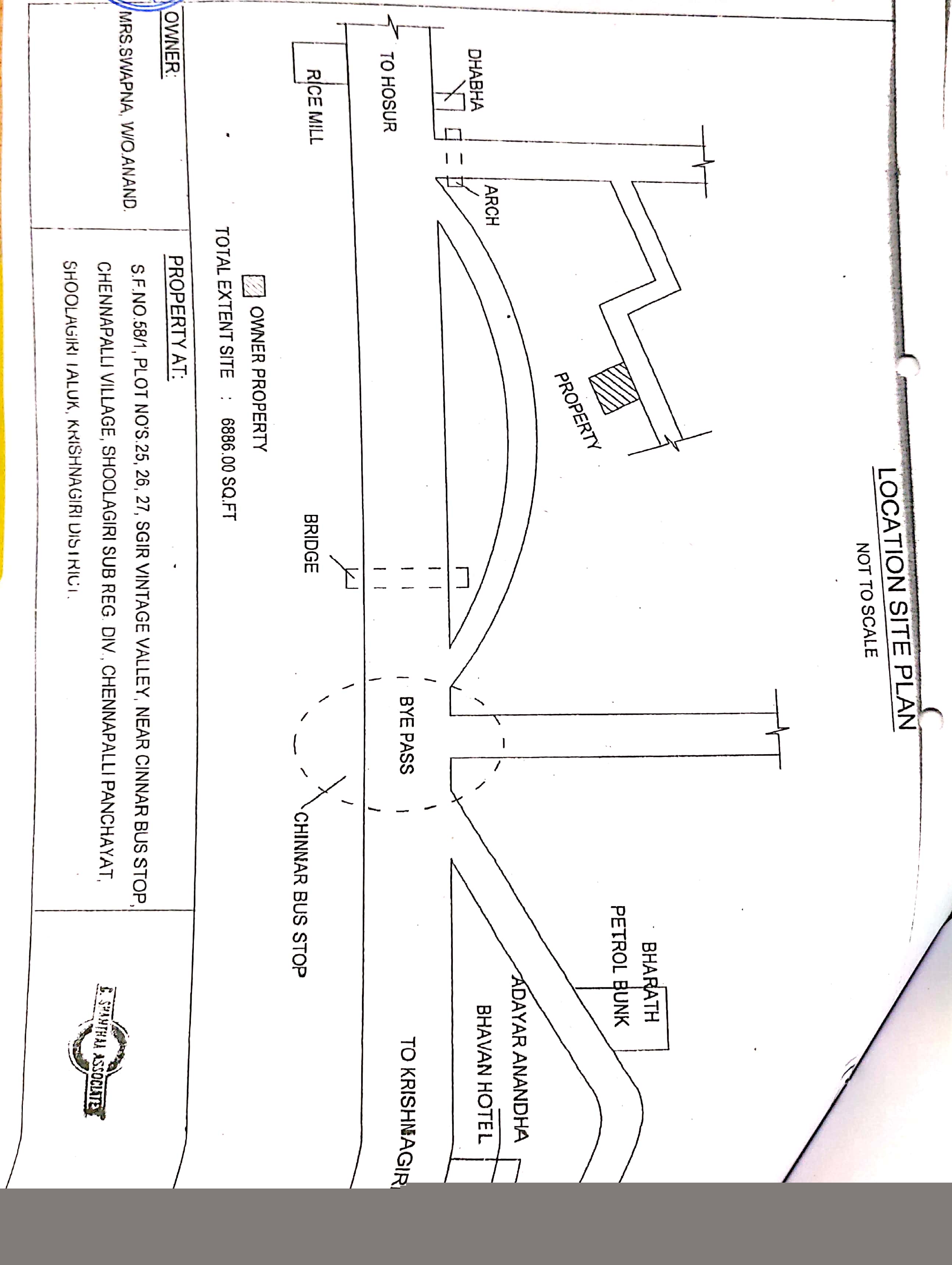 Plot for Sale in SGIR Vintage Valley, Krishnagiri image 2 of 2 in Krishnagiri, Krishnagiri | Bank of India auction property