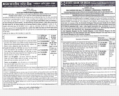 State Bank of India Auctions for Residential property in Indore, Madhya Pradesh image 2 of 2 in INDORE, Indore | State Bank of India auction property