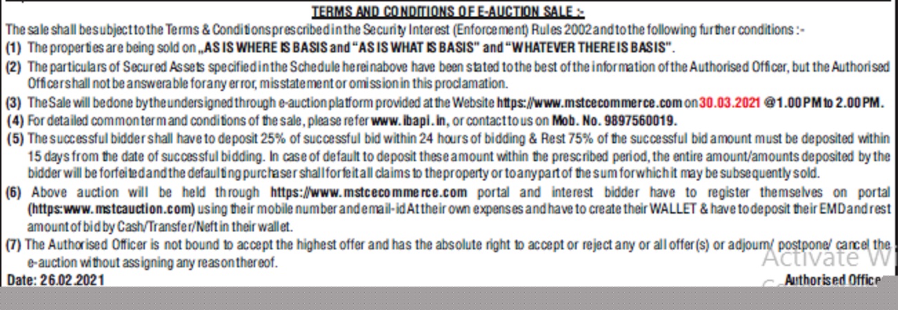 Punjab National Bank Auctions for Commercial property in Ujjain, Madhya Pradesh