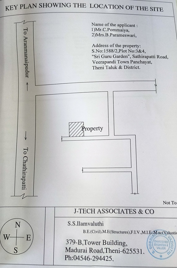 Punjab National Bank Auctions for Residential property in Theni, Tamil Nadu