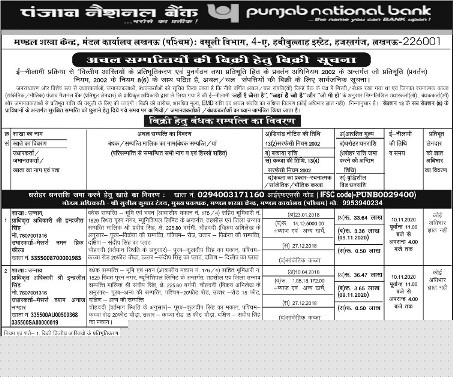 Punjab National Bank Auctions for Residential property in Unnao, Uttar Pradesh