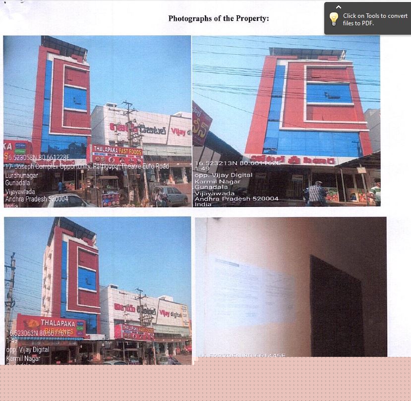 Punjab National Bank Auctions for Residential property in Krishna, Andhra Pradesh