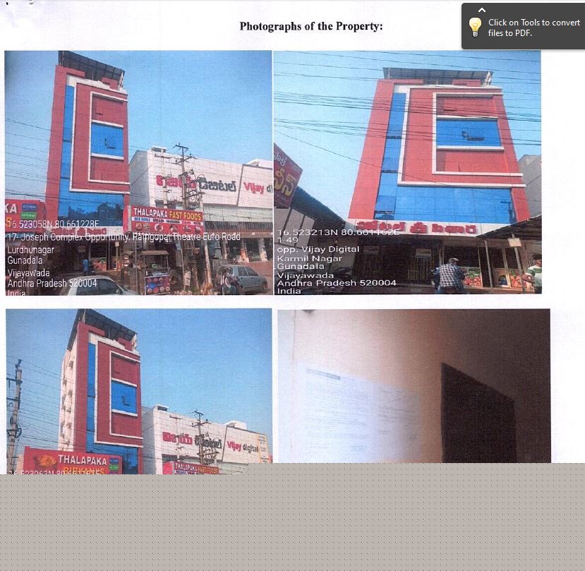 Punjab National Bank Auctions for Residential property in Krishna, Andhra Pradesh image 2 of 2 in VIJAYWADA, Krishna | Punjab National Bank auction property