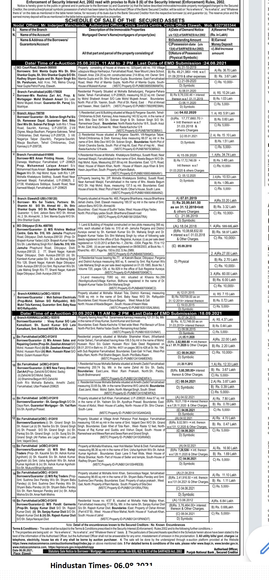 Punjab National Bank Auctions for Residential property in Mainpuri, Uttar Pradesh image 3 of 4 in MAINPURI, Mainpuri | Punjab National Bank auction property