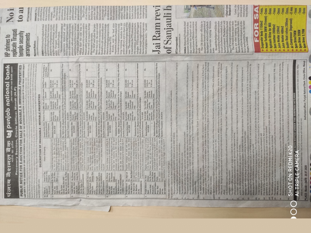 Punjab National Bank Auctions for Residential property in Mandi, Himachal Pradesh image 2 of 2 in SHOWAD, Mandi | Punjab National Bank auction property