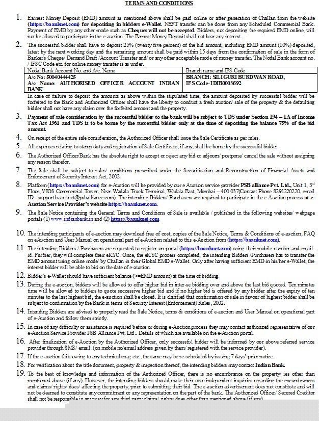 Indian Bank Auctions for Residential property in Malda, West Bengal image 10 of 10 in Malda, Malda | Indian Bank auction property