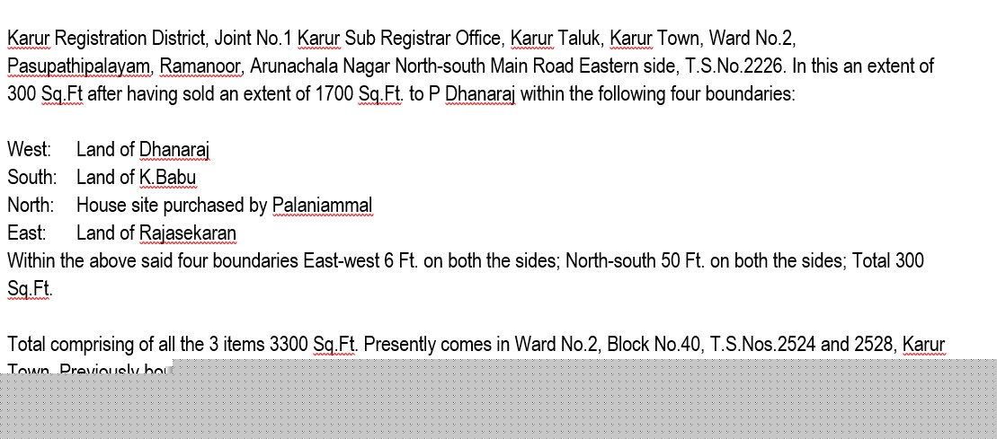 Canara Bank Auctions for Residential property in Karur, Tamil Nadu