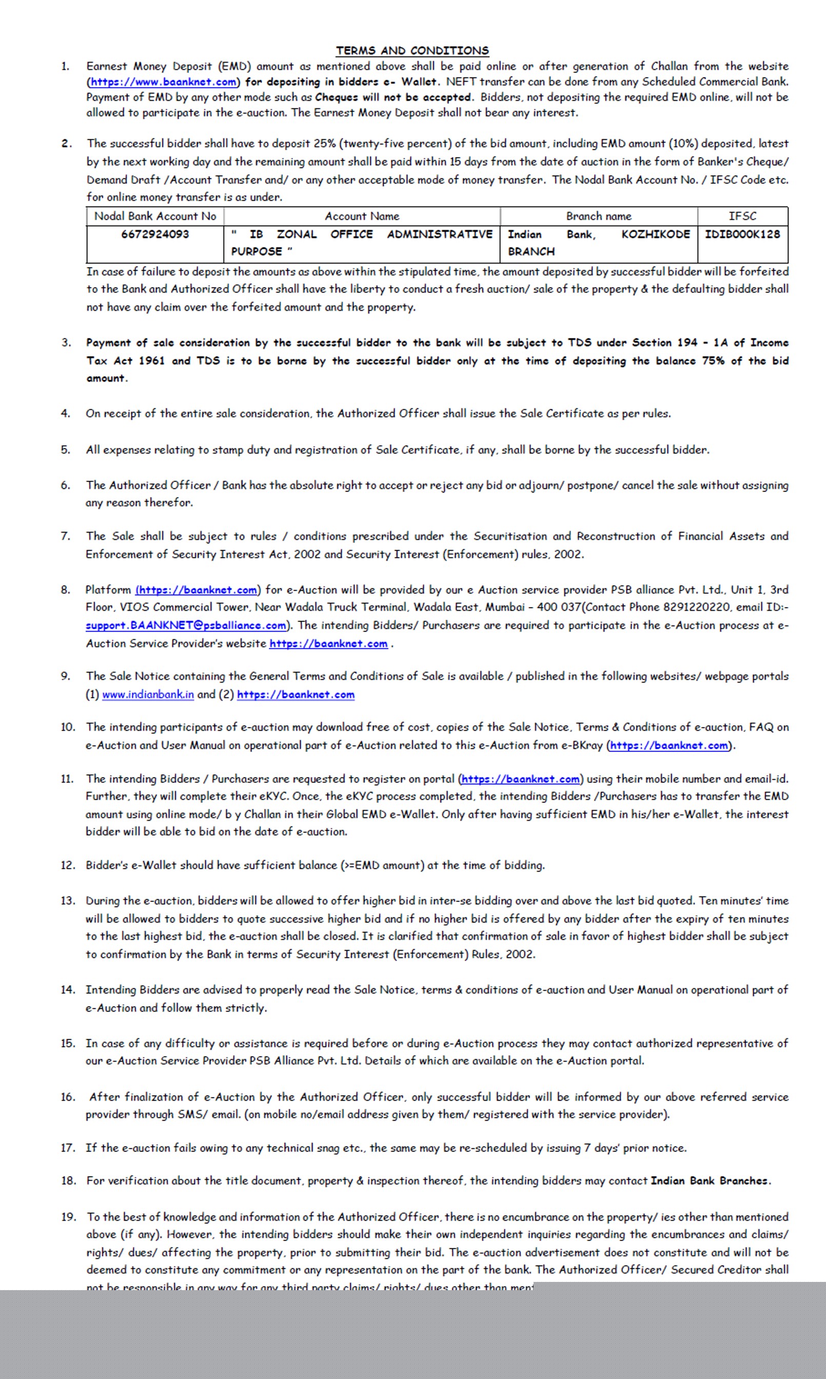 Indian Bank Auctions for Residential property in Wayanad, Kerala image 4 of 4 in Mananthavady, Wayanad | Indian Bank auction property