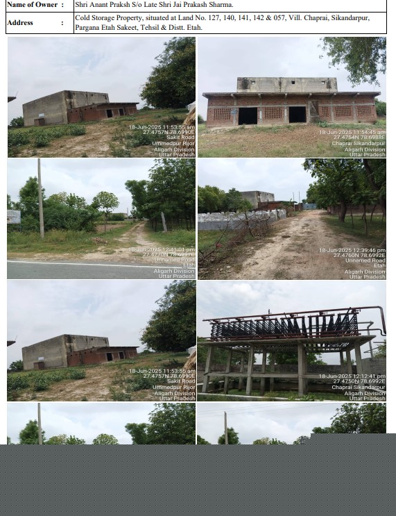 Indian Bank Auctions for Commercial property in Etah, Uttar Pradesh