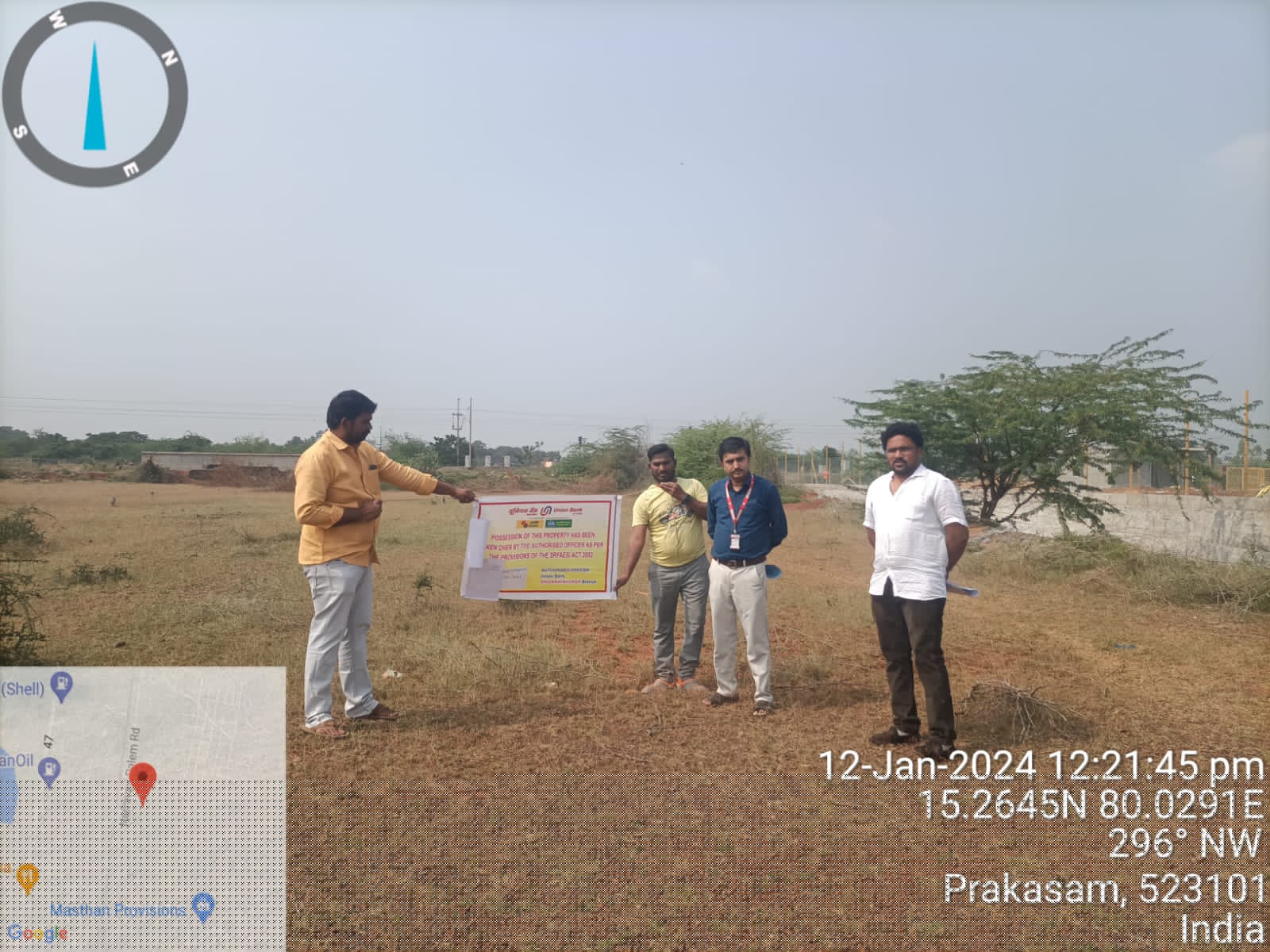 Union Bank of India Auctions for Residential property in Prakasam, Andhra Pradesh