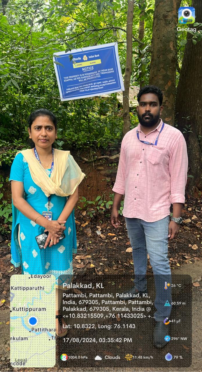 Indian Bank Auctions for Residential property in Palakkad, Kerala