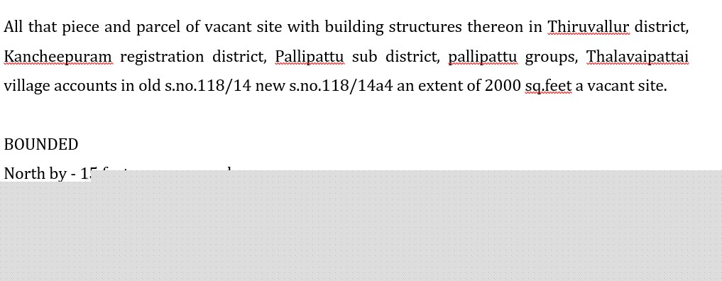 Canara Bank Auctions for Residential property in Tiruvallur, Tamil Nadu