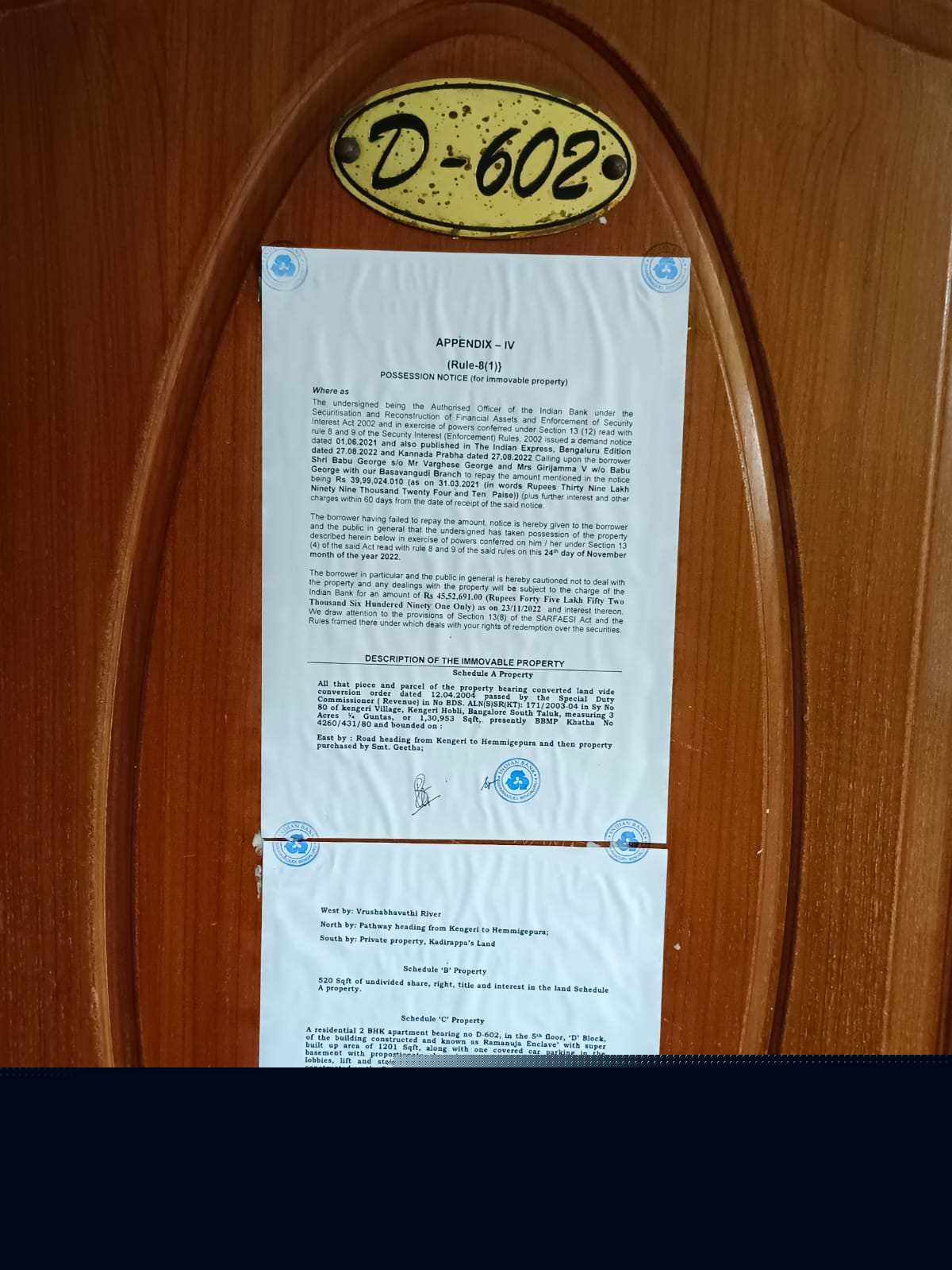 Indian Bank Auctions for Residential property in Bengaluru, Karnataka image 2 of 2 in Bengaluru, Bengaluru | Indian Bank auction property