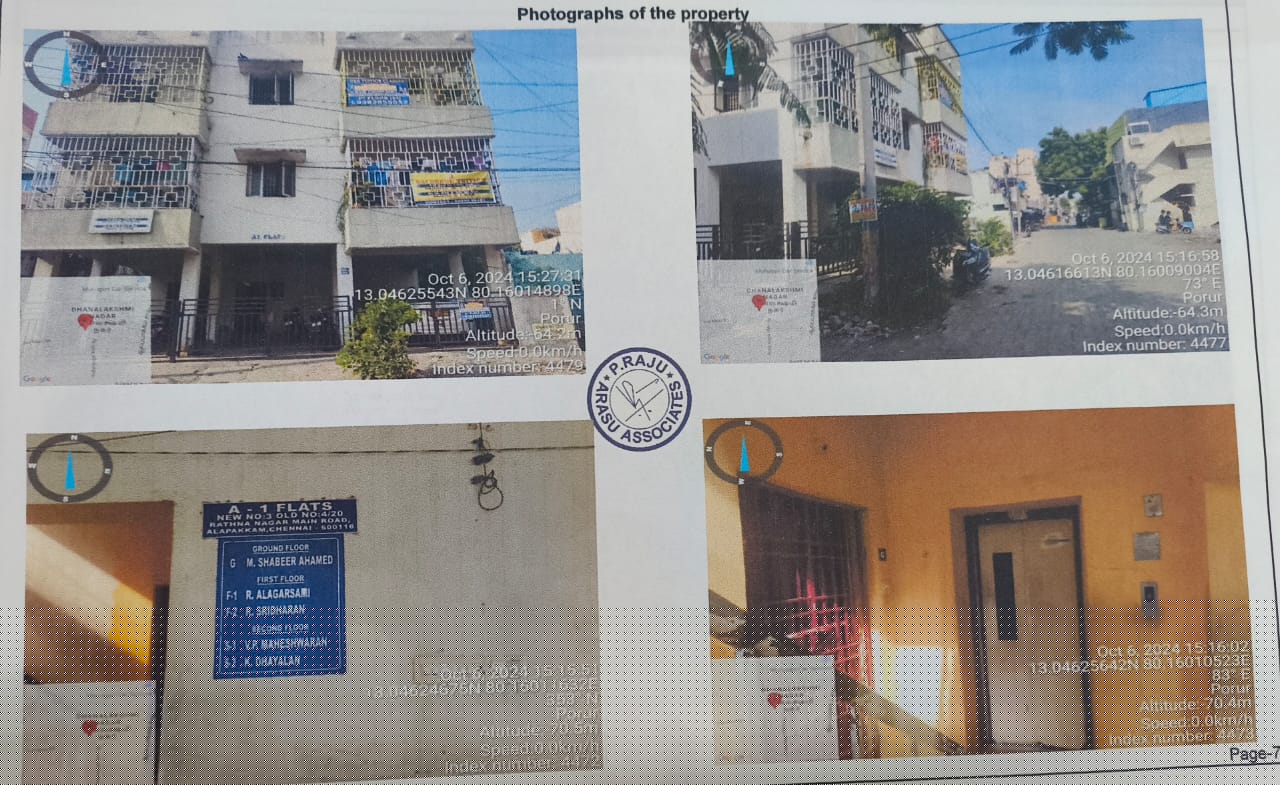 Union Bank of India Auctions for Residential property in Chennai, Tamil Nadu