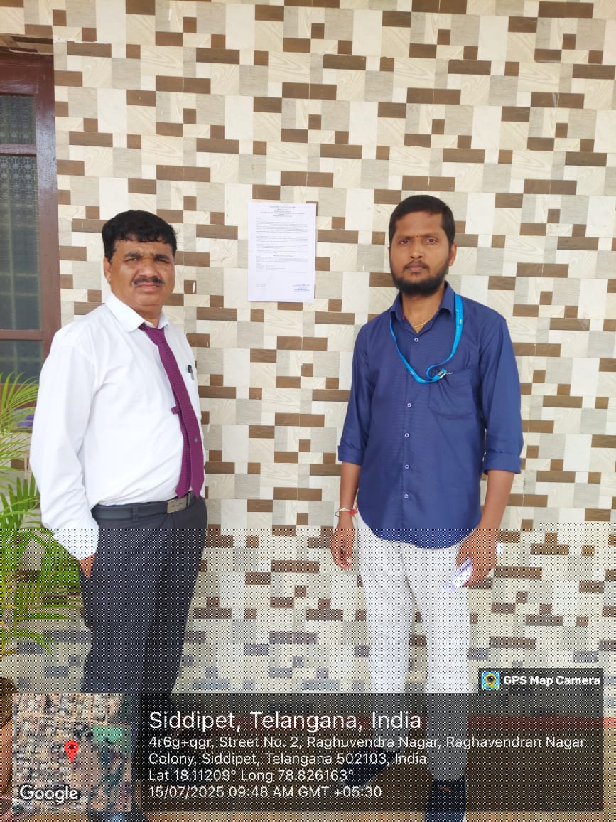 Canara Bank Auctions for Residential property in Siddipet, Telangana