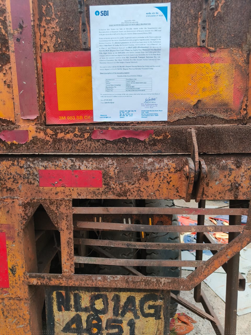 State Bank of India Auctions for Vehicle Auctions property in Dhanbad, Jharkhand image 2 of 2 in Dhanbad, Dhanbad | State Bank of India auction property