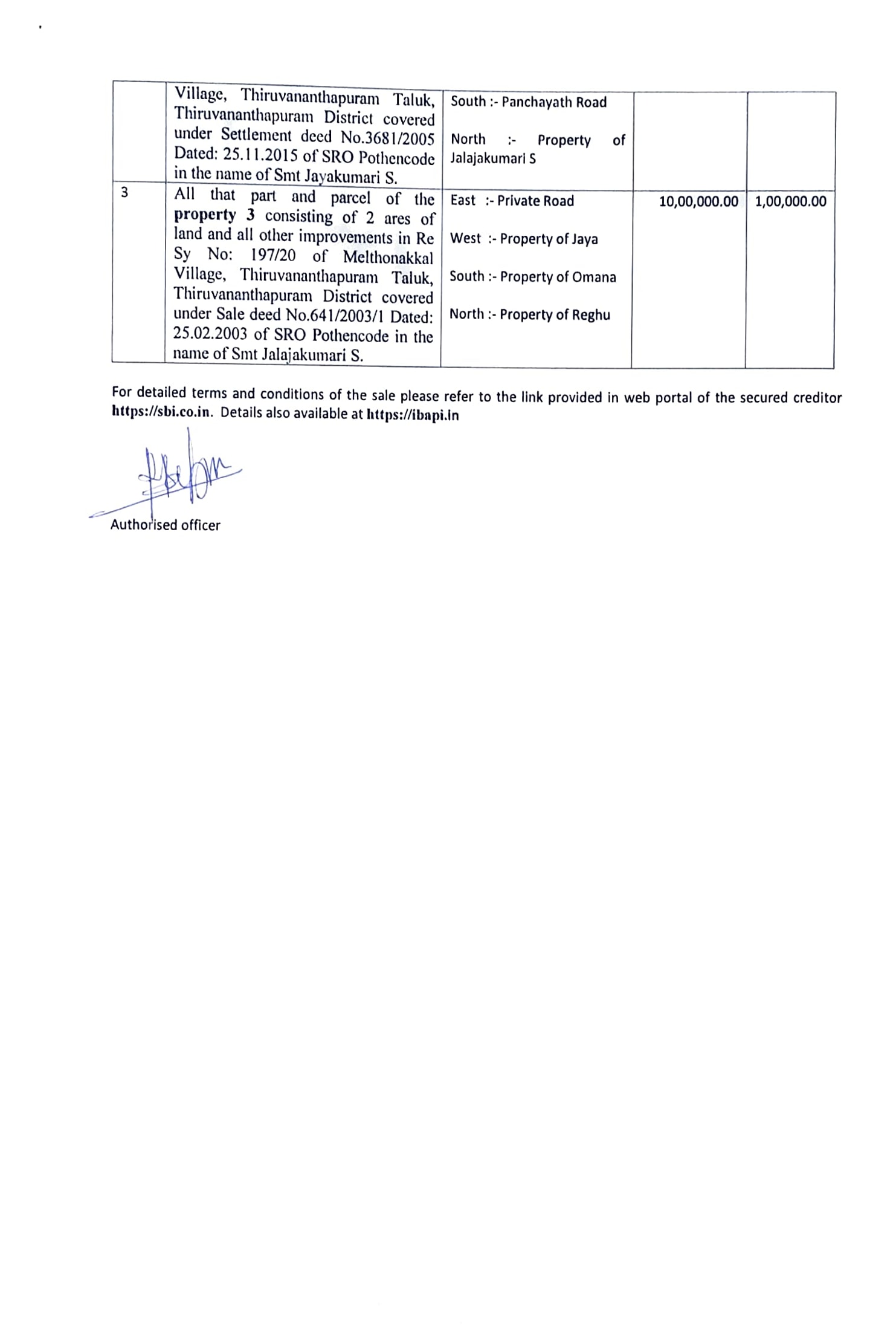 State Bank of India Auctions for Residential property in Trivandrum, Kerala image 2 of 2 in Edakkode, Trivandrum | State Bank of India auction property