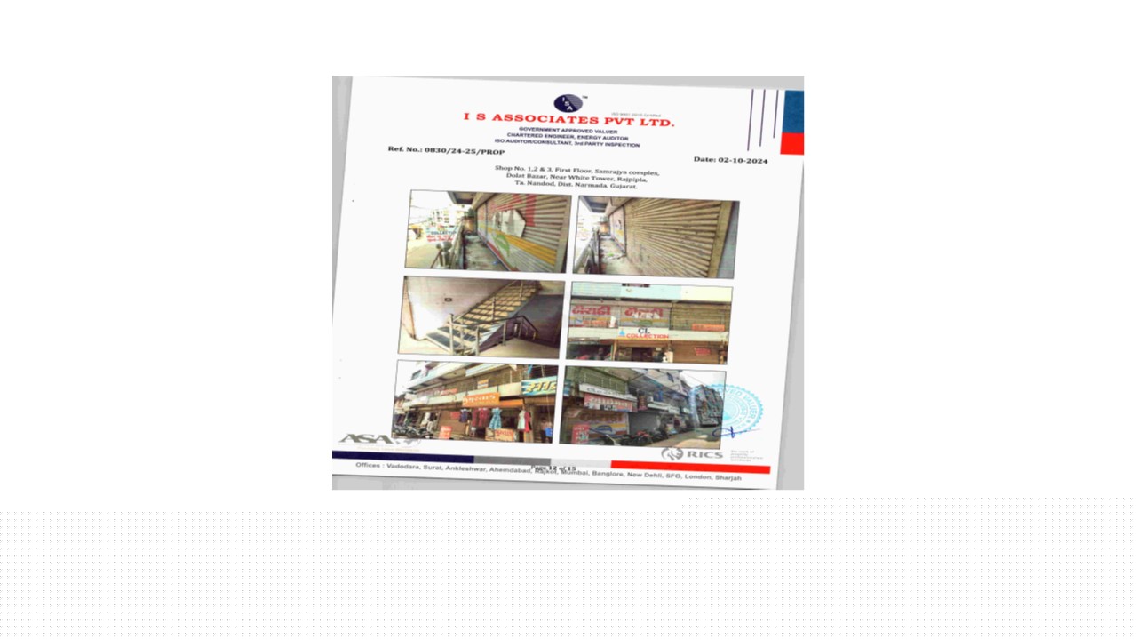 Union Bank of India Auctions for Commercial property in Narmada, Gujarat