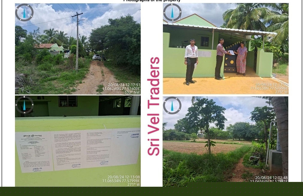 Union Bank of India Auctions for Residential property in Tiruppur, Tamil Nadu