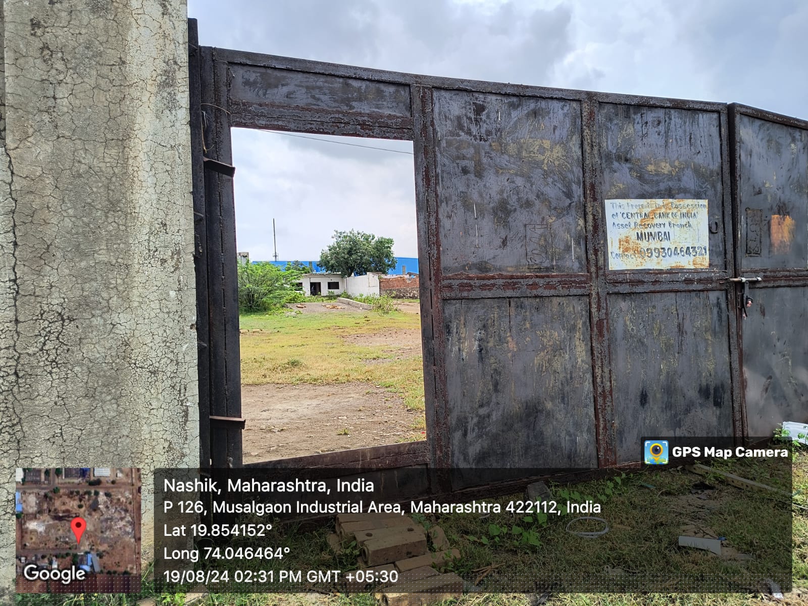 Central Bank of India Auctions for Industrials property in Nashik, Maharashtra