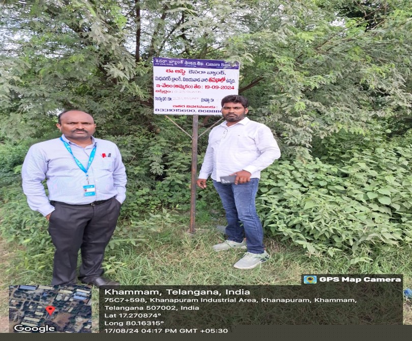 Canara Bank Auctions for Residential property in Khammam, Telangana