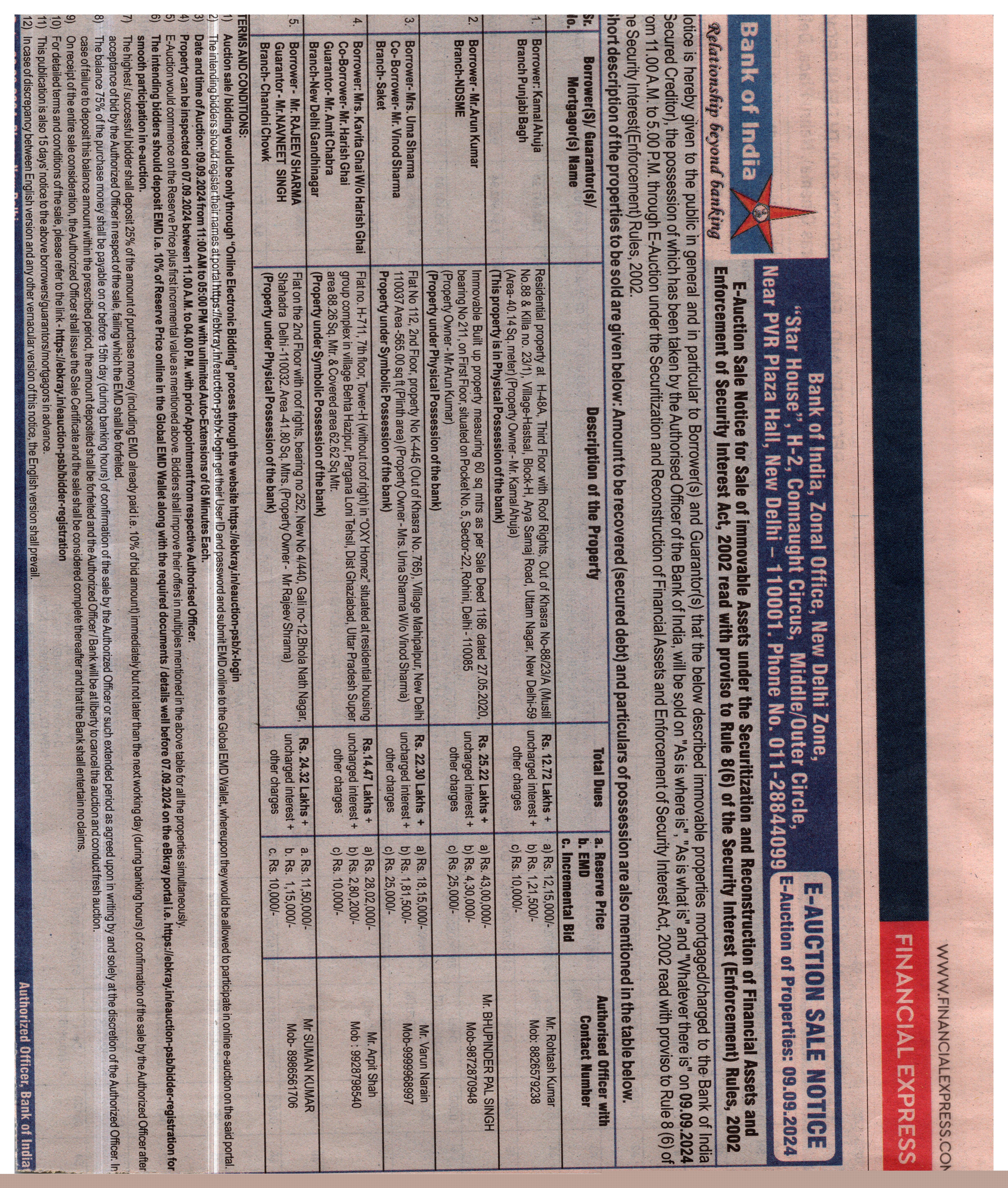 Bank of India Auctions for Residential property in Ghaziabad, Uttar Pradesh image 5 of 5 in Ghaziabad, Ghaziabad | Bank of India auction property