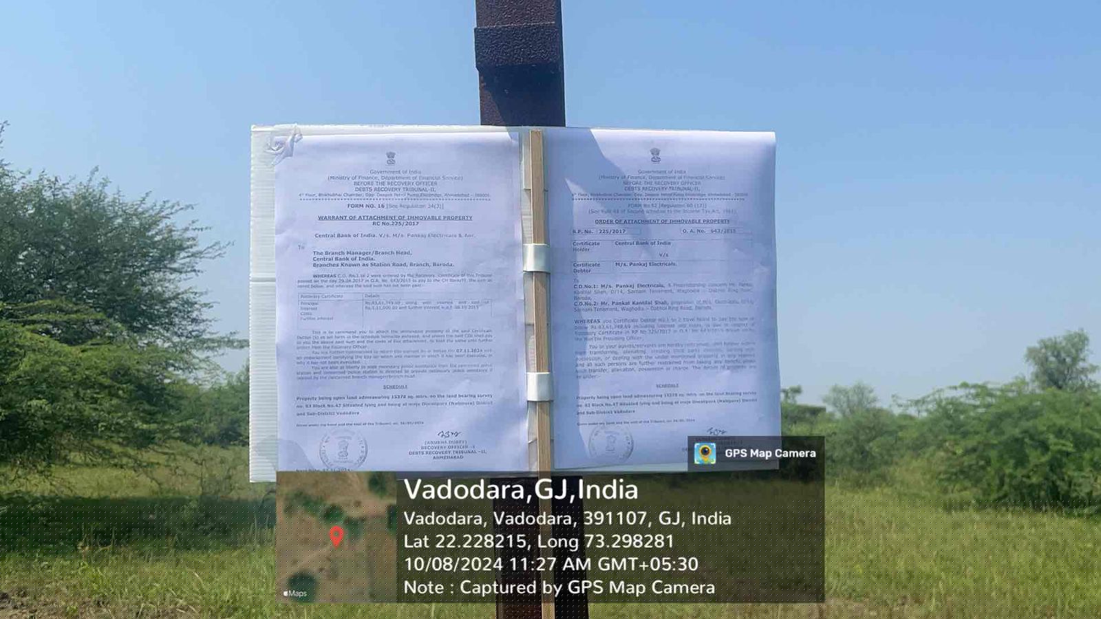 Central Bank of India Auctions for Industrials property in Vadodara, Gujarat
