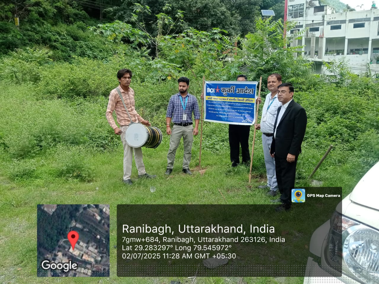 Bank of India Auctions for Residential property in Nainital, Uttarakhand