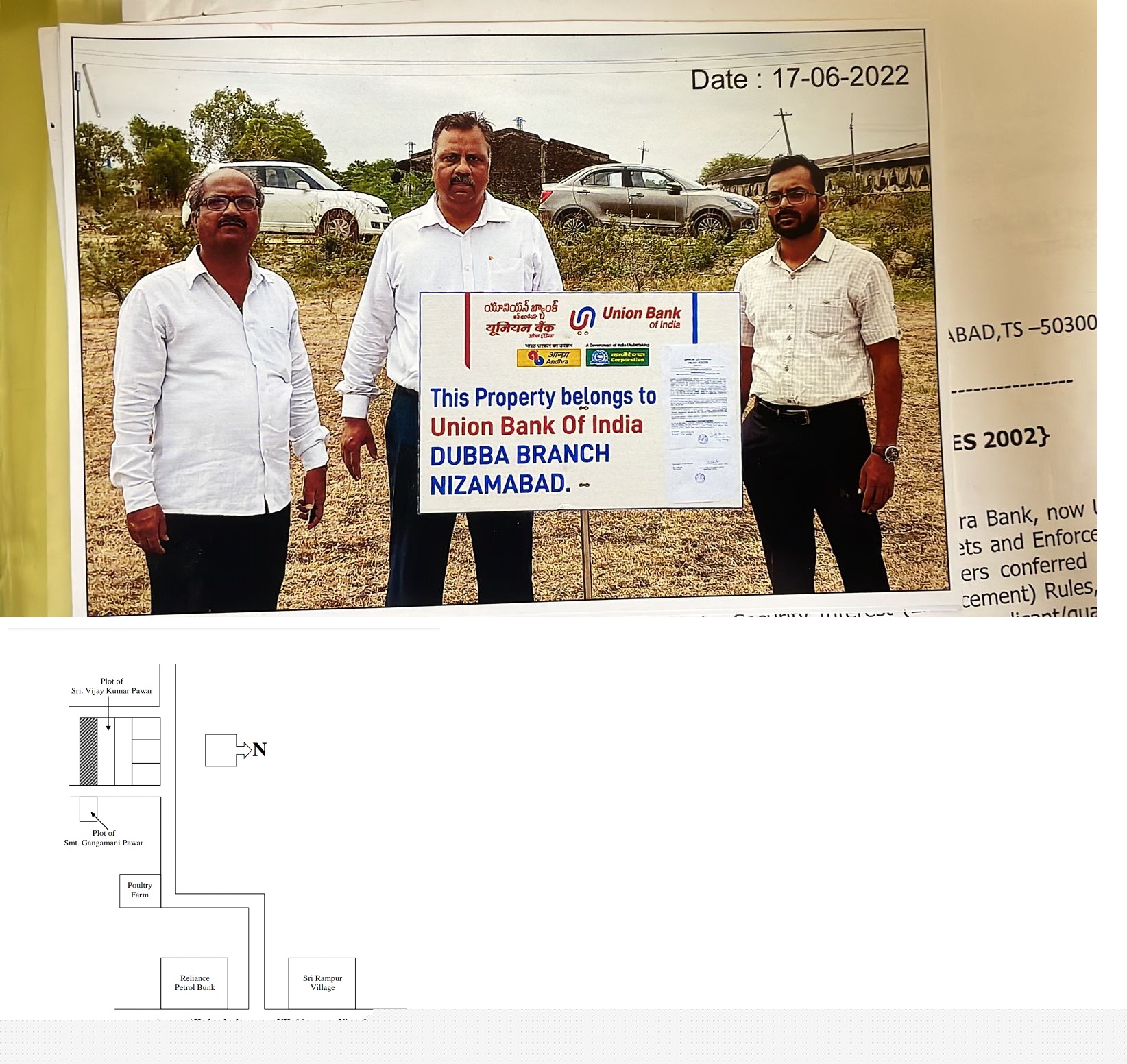 Union Bank of India Auctions for Residential property in Nizamabad, Telangana