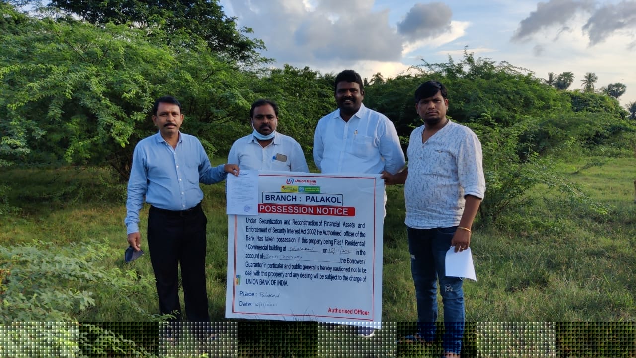 Union Bank of India Auctions for Residential property in West Godavari, Andhra Pradesh