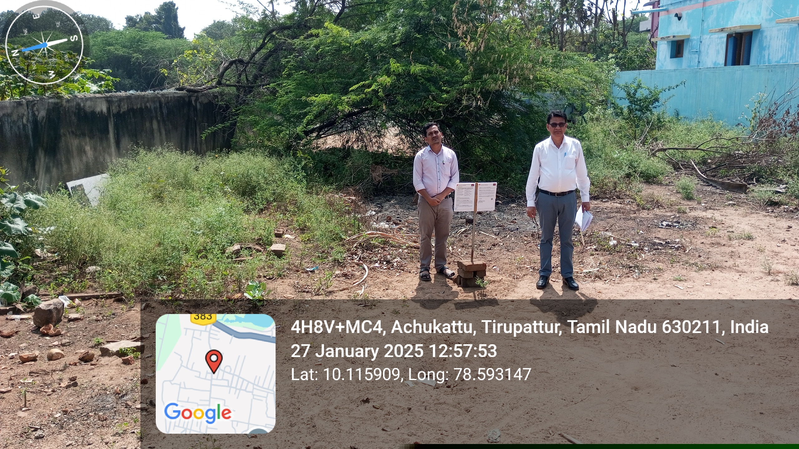 Bank of Baroda Auctions for Residential property in Sivaganga, Tamil Nadu image 7 of 8 in Thiruppathur, Sivaganga | Bank of Baroda auction property