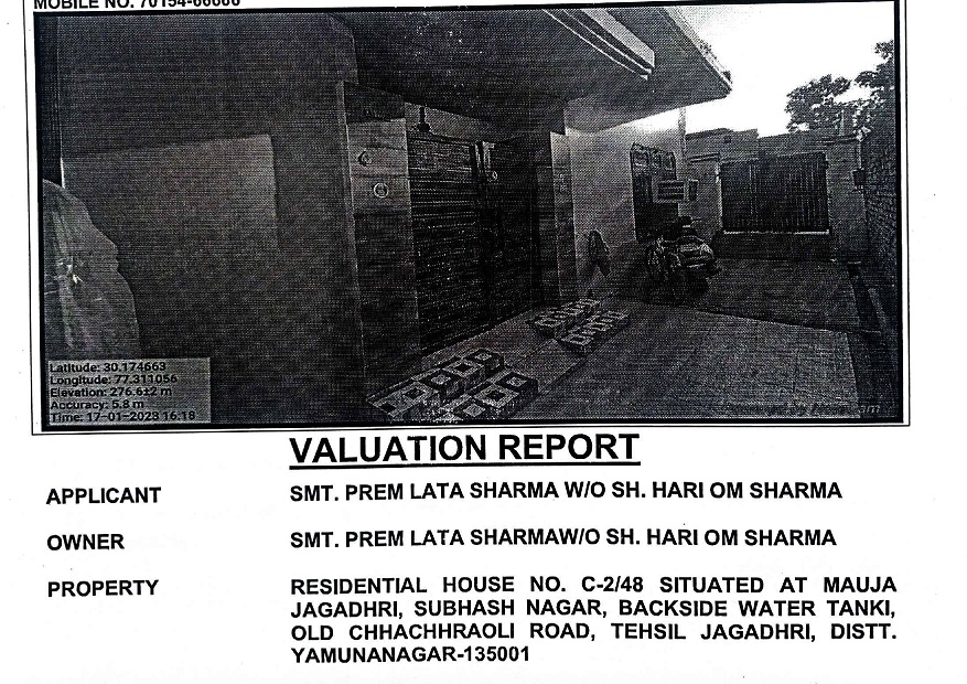 Union Bank of India Auctions for Residential property in Yamunanagar, Haryana