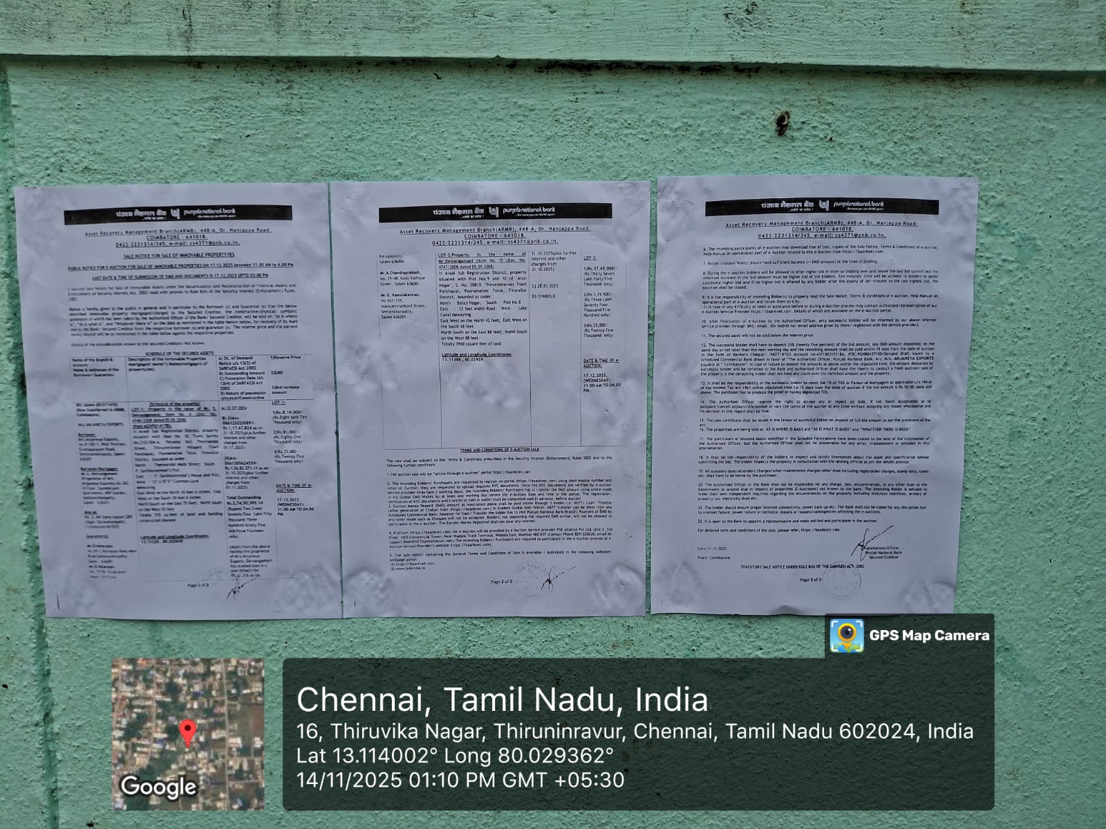 Punjab National Bank Auctions for Residential property in Chennai, Tamil Nadu image 4 of 4 in Chennai, Chennai | Punjab National Bank auction property