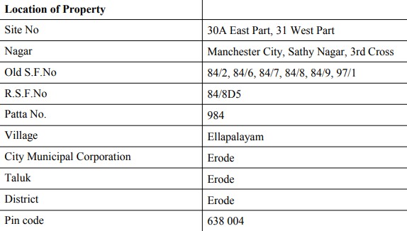 Bank of Baroda Auctions for Residential property in Erode, Tamil Nadu image 3 of 4 in Erode, Erode | Bank of Baroda auction property