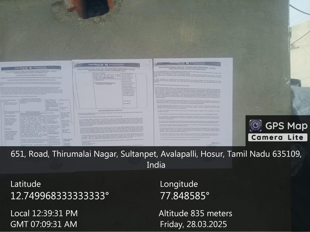 Punjab National Bank Auctions for Commercial property in Krishnagiri, Tamil Nadu image 8 of 11 in Avalapalli, Krishnagiri | Punjab National Bank auction property